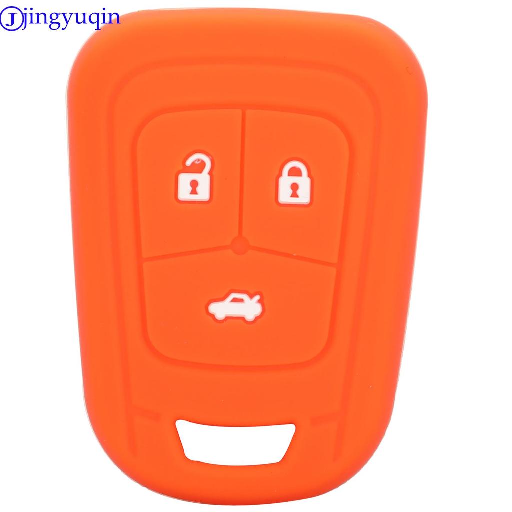 Jingyuqin 3 Buttons Remote Key Cover for Chevrolet Camaro Sonic Cruze Malibu Volt Spark Equinox Key Fob Case Car Accessories