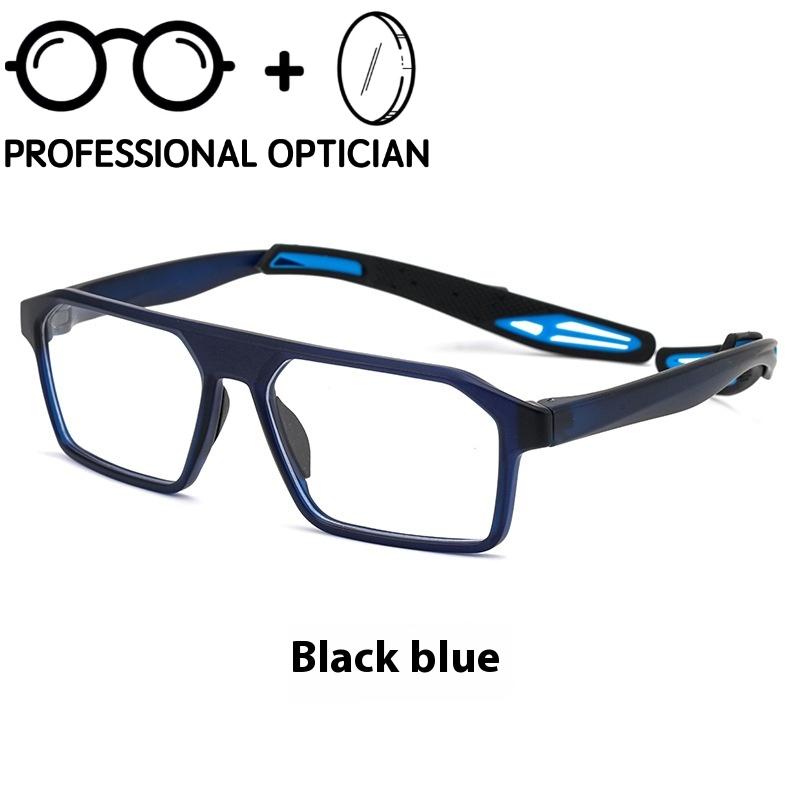 Sports Outdoor Cycling TR90 Basketball Anti Collision Slip Myopia Hyperopia Astigmatism Blue Light Blocking Prescription Glasses