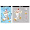 2025 Christmas Window Stickers Santa Claus Snowman Glass Sticker Christmas Home Room Decoration Static Stickers Happy New Year
