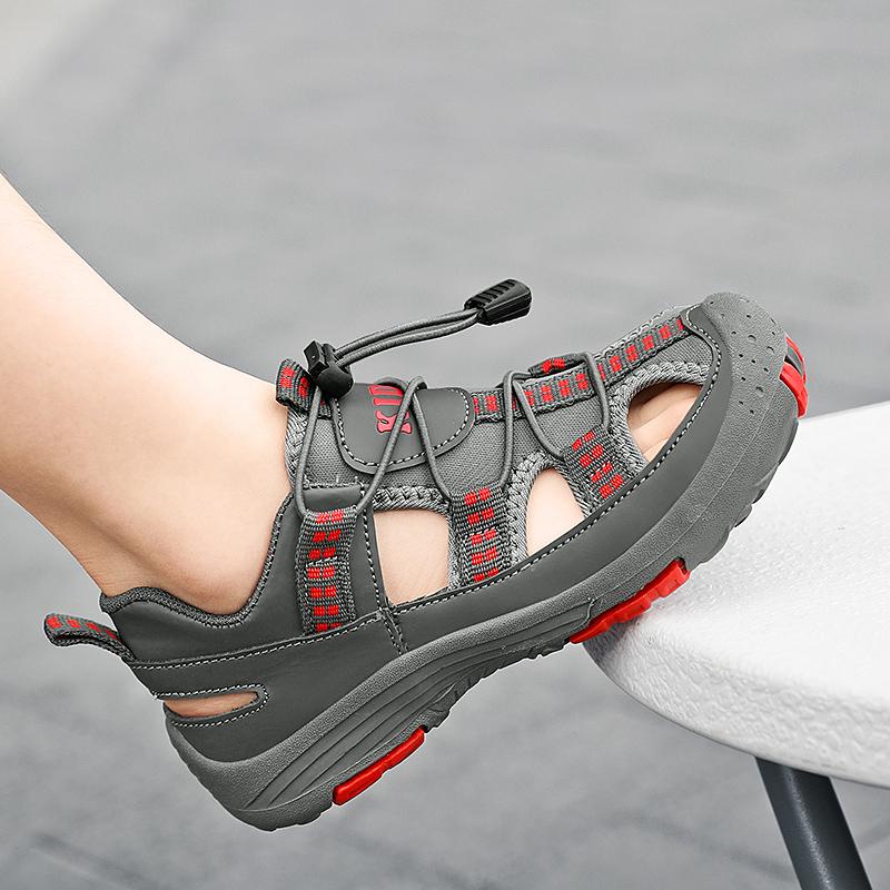 Boys Outdoor Sandals Brand Children Breathable Summer School Sports Shoes New Children's Soft Non-slip Beach Sandals