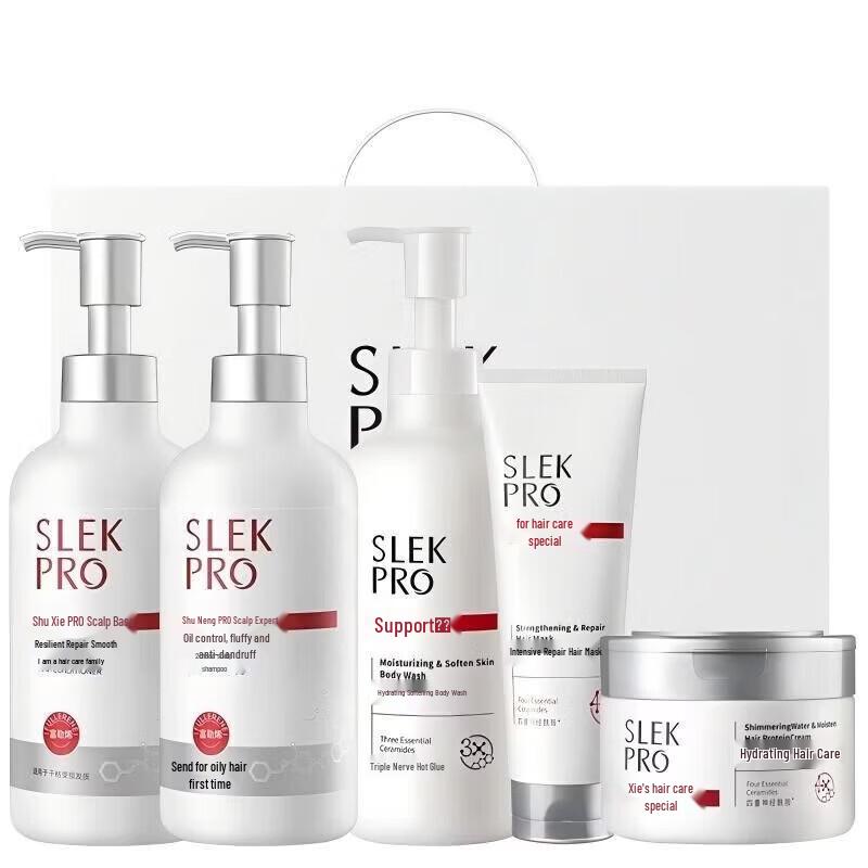 Slek PRO Refreshing Oil Control Hair & Body Care 5-Set Bundle