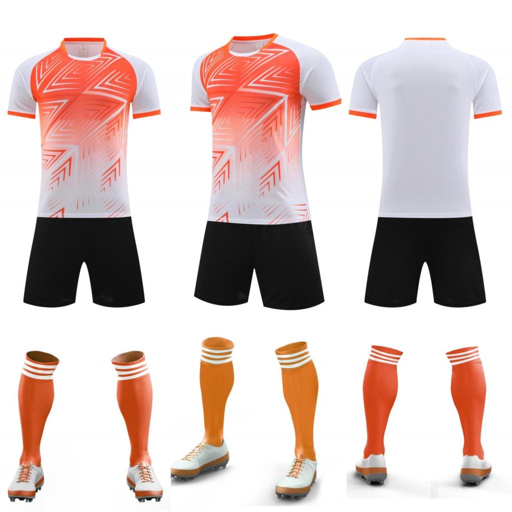 Football Suit, Boys And Girls Game Training Suit, Adult Sports Jersey, Short-Sleeved Quick-Drying Sportswear