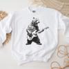 Bear Playing Bass Guitar Sweatshirt