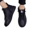 Herren Schwarze Weiche Sohle Rutschfeste Skate Sneakers - Vielseitige, Atmungsaktive Freizeitschuhe für Herbst/Winter 2025.