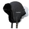 Clakllie Flight Pilot Cold Weather Hat with Ear Perfect for Outdoor Fall and and Hiking Cap, Cap, Denim, Flaps, Embroidered, Warm, Fluffy, Activities,