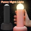 Desk Lamp for Adults Teens Cylindrical Shaped Bedside Lamp Hand-pull Table Lamp Nursery Nightlight for Office Home Decoration