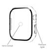 Case Compatible with Watch 46mm Series 11 - Rigid Protection Transparent Case Tempered Glass Screen Phonillico®