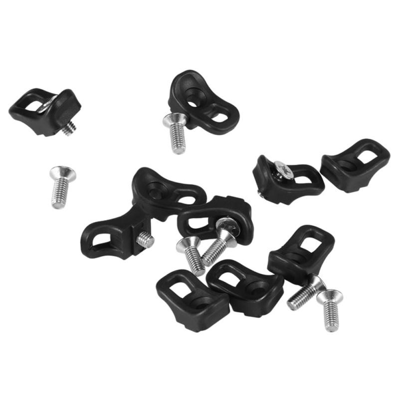 10pcs Kayak Eyelet Tie Down Loop Deck Fitting Bungee Cord Kit With Stainless Steel Screws Kayak Boat