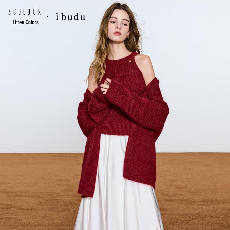 Sancai Women s 2025 Winter Knit Cardigan & Vest Set M 160/84A