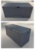 Outdoor Garden Plastic Storage Box - Waterproof & Wear-Resistant Cabinet Organizer