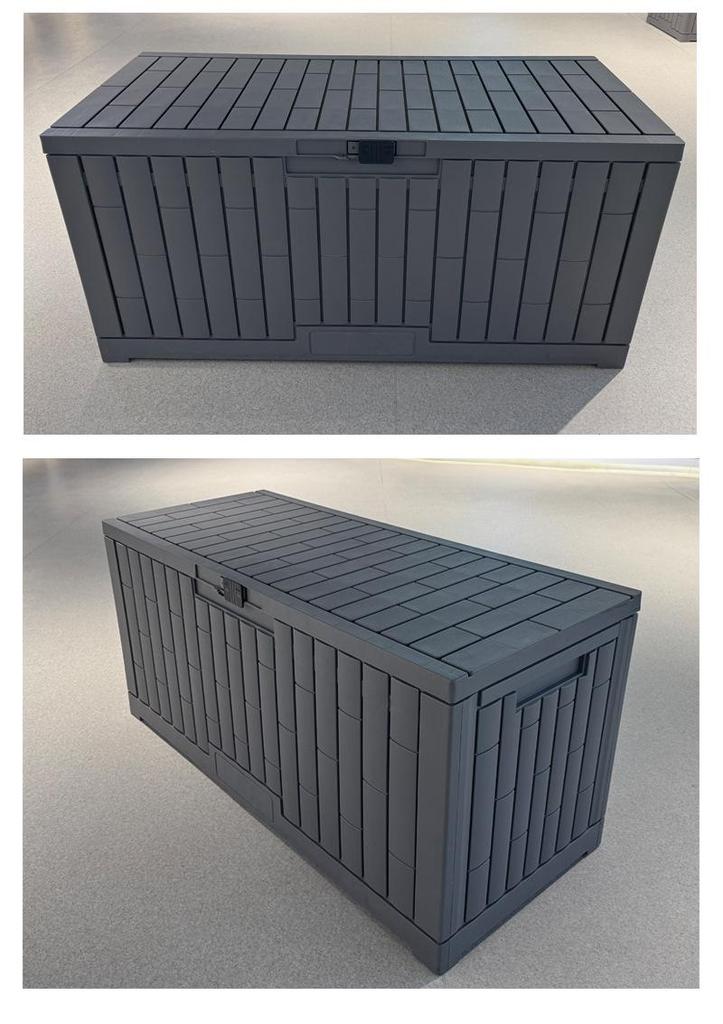 Outdoor Garden Plastic Storage Box - Waterproof & Wear-Resistant Cabinet Organizer