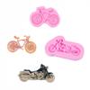 DIY Motorcycle, Bicycle Silicone Molds for Chocolate, Polymer Clay, Candy, Sugar Art, Fudge and Cake Decoration - Create Unique and Eye-Cat
