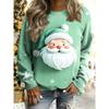 Fall Winter Pullover Women's Funny Old Lady Sweatshirt Trendy 3D Print O-Neck Long Sleeve Tops  Women's Apparel Streetwear