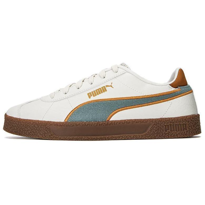 PUMA Club Retro Prep White Grey Green Men s 389404-02 EU 35.5