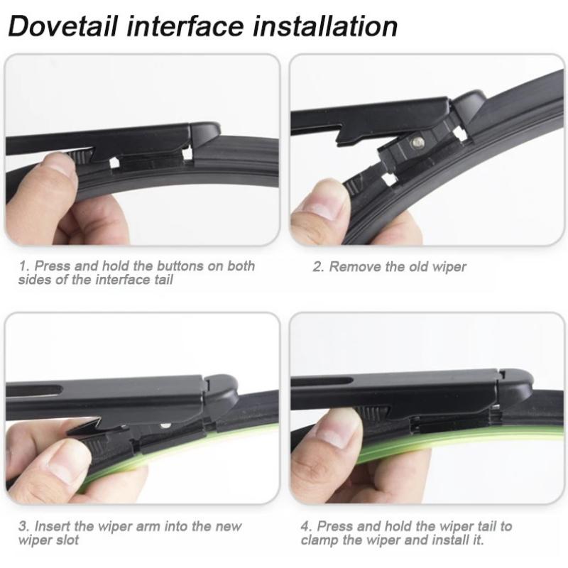 2PCS Car Blade Windshield Rubber Wiper For SWM 01 G01F G05 PRO 2023-2026 Cleaning Protect Auto External Accessory