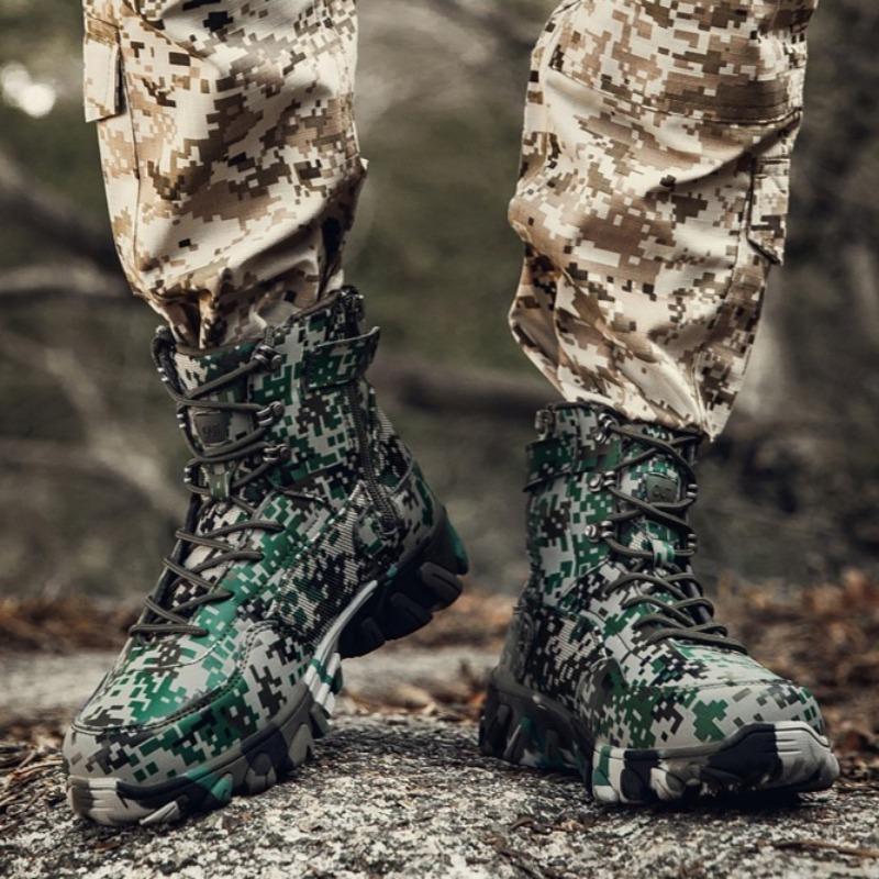 Fashion High Quality Mens Shoes,outdoor Wear-resistant Workwear Boots,anti Slip Hiking Boots,sneakers Men Zapatos De Seguridad De Hombre
