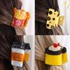 Hamburger Shape Claw Clips Cute Cartoon Food Hair Jaw Clip Acetate Strong Hold Barrettes Thick Thin Hair Styling Tool