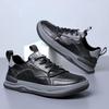 Men's Casual Breathable Loafers - Round Toe, Soft Sole, Comfortable Spring/Autumn Shoes