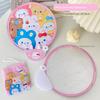 Folding Fan Portable Mini Reflector Fan Small Fan for Girls to Carry with Them New Style Folding Round Fan Children's Summer Fan