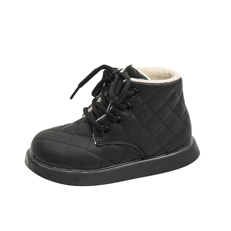 

Новые зимние сапоги из бархата и хлопка для девочек. Детские теплые ботинки Martin. Мужские хлопковые ботинки с мягкой подошвой. Детские теплые зимние сапоги. 30