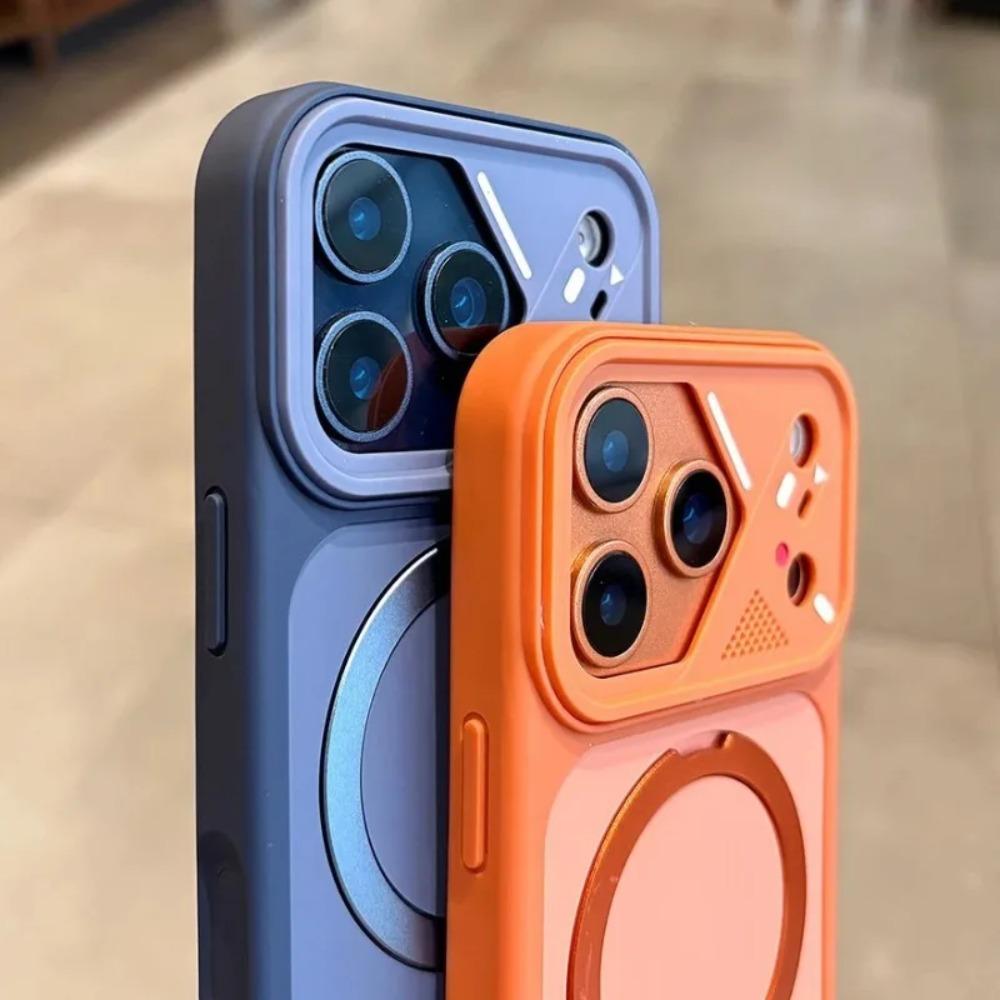 Wrist Strap Metal Ring Bracket For Magsafe Case For iPhone 17 Air 16 15 14 13 12 11 Pro Max Plus Matte Armor Stand Holder Cover