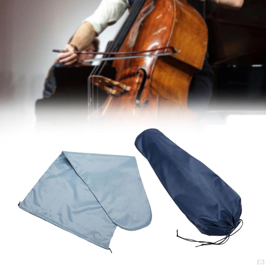 Cello Cover Violin Dust Drawstring Bag Protective for Accessories Solo