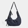 2026 Japanese And Korean Fashion New Plaid Canvas Large Capacity Simple Casual Versatile Portable Shoulder Bags For Women Trendy