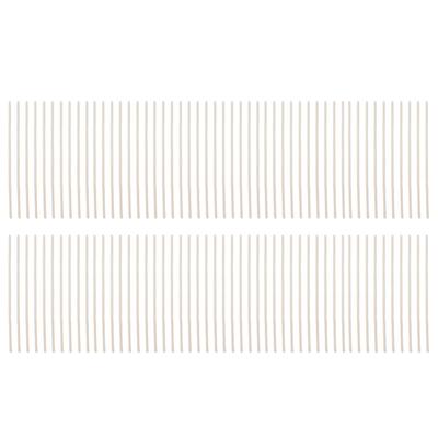 100 Stück Aroma Diffuser Stäbchen Set 7,1 Zoll Rattan Ätherisches Öl Duft Diffuser Stäbchen für Toilette