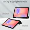 Custodia per Tablet per Galaxy Tab S10 Lite /S10FE/S9FE/S9 X400 Acrilico Trasparente Porta Penna