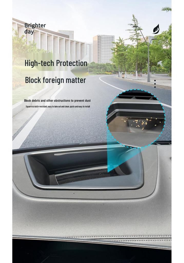 BMW X5L HUD Display Protective Cover: Curved 6D Design, Scratch-proof, Anti-reflective Interior Accessory.