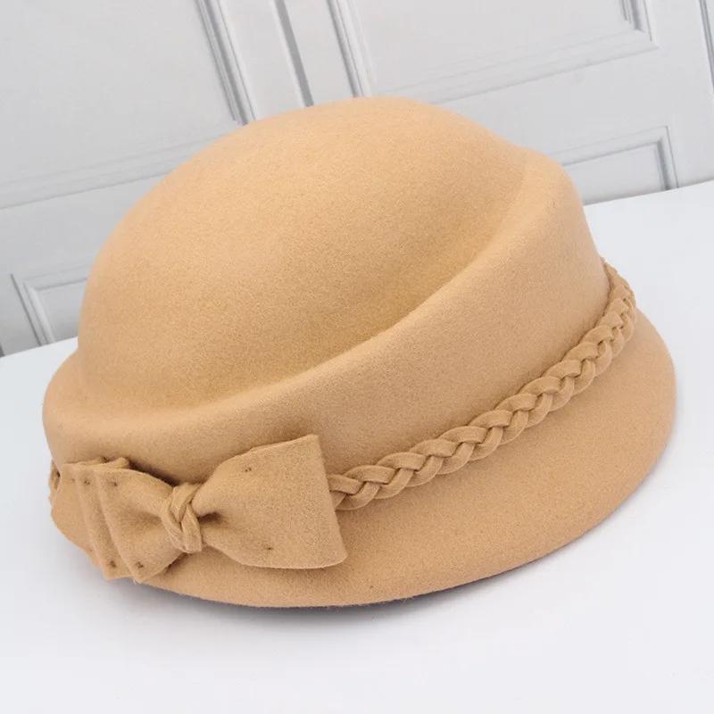 

2025 100% шерстяной берет зимние береты женские зимний фетровый берет Цветочный Женский Фетровый Французский Берет Шапка фетровая шляпа Шапка Зимний Цветок M 56-58cm