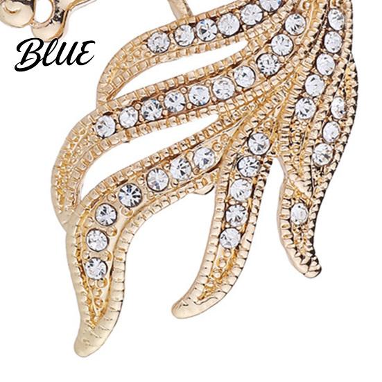 Horse Head Brooch Retro Rhinestone Pin Women Men Zinc Alloy