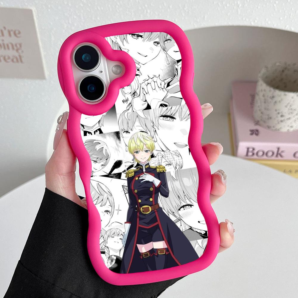 Mato seihei no slave Tenka Izumo Wavy Edge TPU Mobile Phone Case for iPhone 17 16 15 14 13 12 11 Air Pro Max Plus Colorful Cover