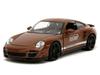 JADA TOYS M Hnědá Figurka Porsche 911 Turbo Hollywood Ride M Hnědé Mini Auto 1/24 & M's & & M's [Položka]