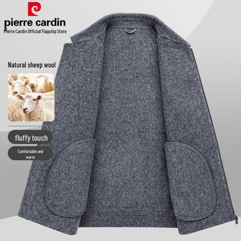 Pierre Cardin Men's Wool Blend Double-Faced Jacket
