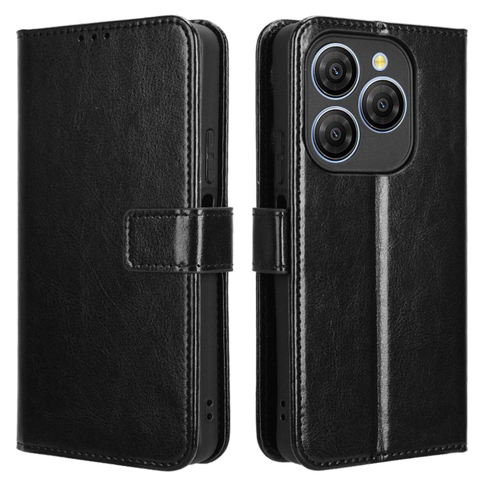 

Для Blackview Shark 9 5G Чехол Текстура Crazy Horse PU Кожа Чехол-кошелек для телефона A