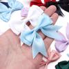 10Pcs Handmade Double Layer Ribbon Bow Colorful Satin Ribbon Bow Patches  Hairpin Accessories