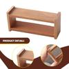 Dollhouse Storage Shelf Rack 1:12 Scale for Displaying Accessories Desktop Organizer DIY