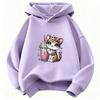 Sudadera con Capucha Linda de Gato Estampado de Leopardo para Niños Sudadera de Gato para Niños Sudadera con Capucha Linda Divertida para Niños y Niñas Otoño Invierno Sudaderas Casuales