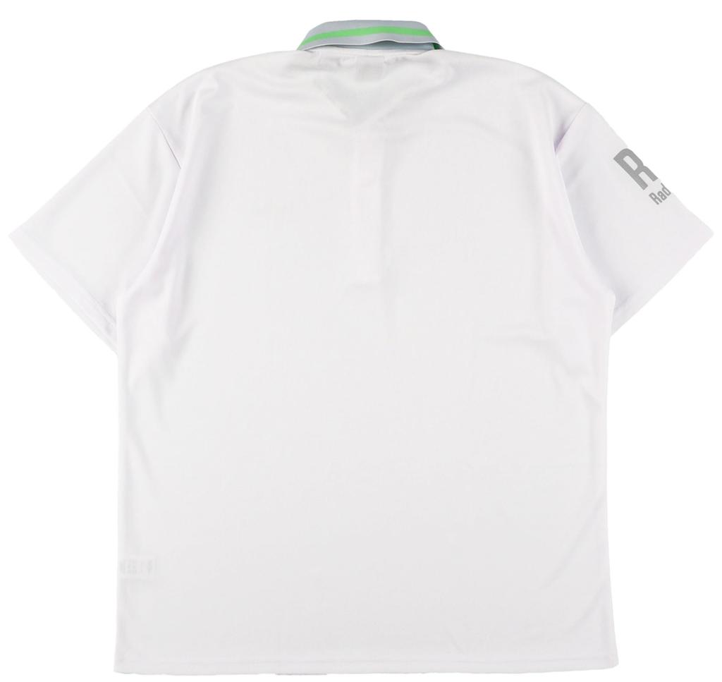 Rad Blue Golf Short Sleeve Polo Shirt Dry 250202 WHITE L (Basic Pique) / Men's /