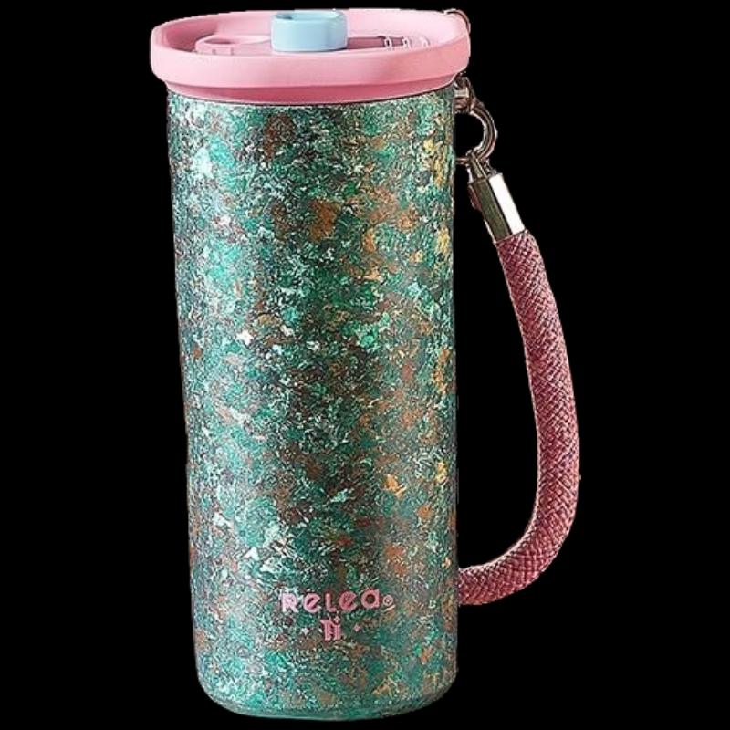 RELEA Pure Titanium Insulated Straw Cup
