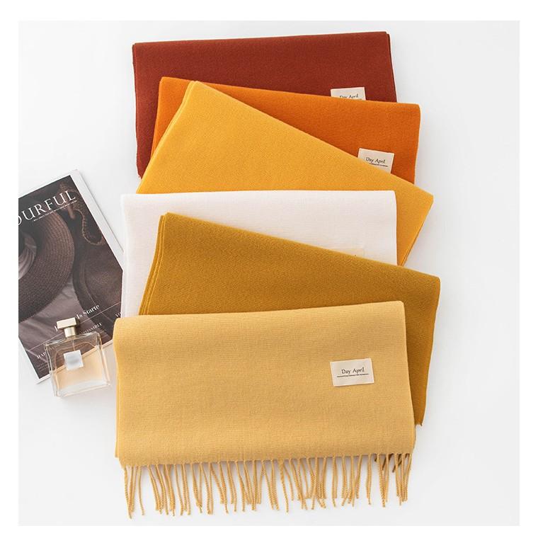 

Distribution of new solid color Maillard imitation cashmere scarf women s autumn and winter high-end versatile scarf simple and warm 40 * 200Cm (without standard)