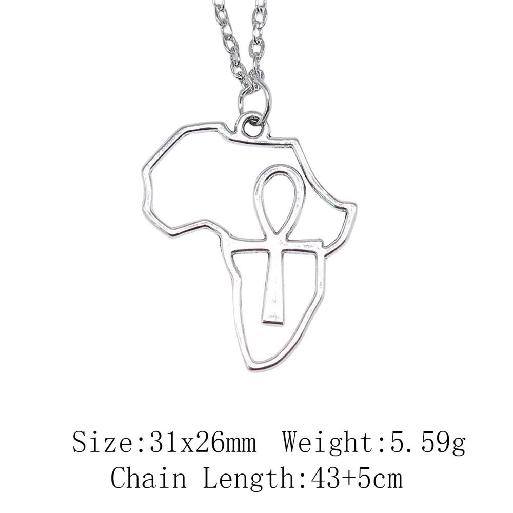 Birthday Gifts Boho Necklace Cross Skull Necklace On The Neck 43cm Chain Women's Bag Long Necklace