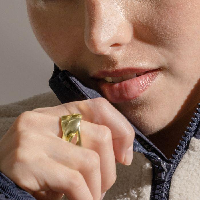 Ring - LUXENTER - Umlasu - 18-carat Yellow Gold - 13.2 Mm Thick - Bohemian