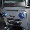 2Pcs Volume CD Switch Knob Ring Cap Cover Trim Blue For Ford Ranger 15-18