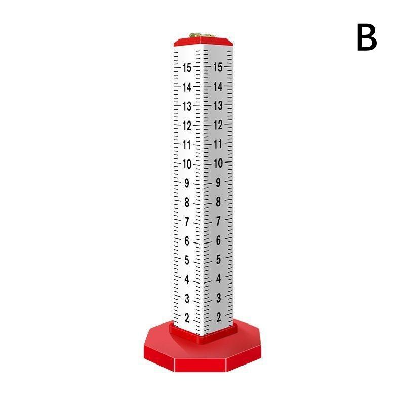 High Precision Aluminum Alloy 0-160mm Engineer's Ruler with Adjustable Horizontal Bubble Tile Leveling