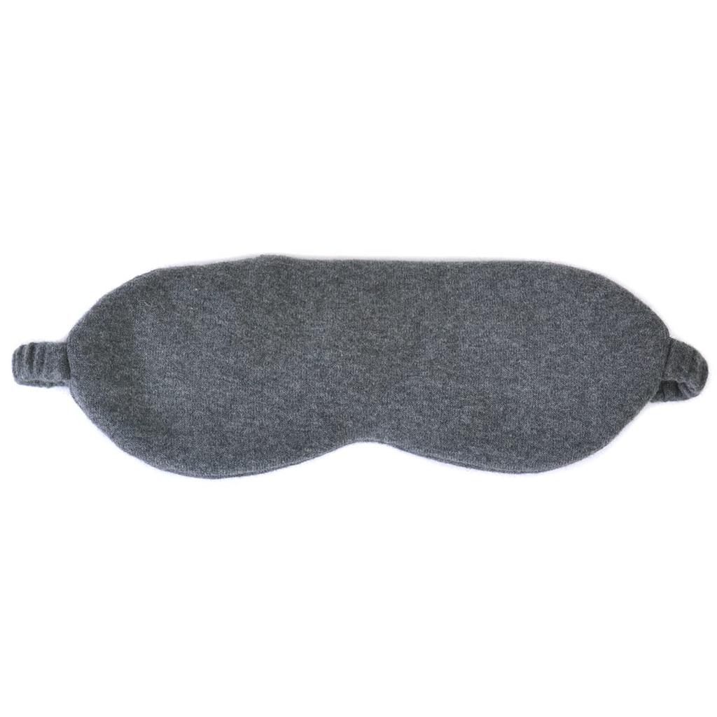 CHARM Made in Japan Organic Cotton Eye Mask Blindfold 100% [One Size/Dark Gray] Sleeping, Travel, Blackout,