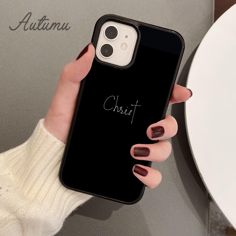 Glaube Christliche Religiöse Jesus Telefon Fall für iPhone 11 12 13 14 Pro Max mini XR XS SE 2020 7 8 Plus Galaxy S21 S22 Abdeckung shell