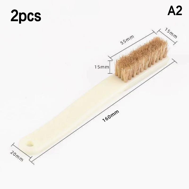 2Pcs Brush Bristles Brush Steel Wire Brush For Welding Cleaning Tools Car Floor Roof Cleaning Fabric Brush Kitchen Hand Tools