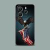 American USA Flag Five-pointed Star Phone Case for Xiaomi Redmi 14C 12C 10C 13C 4G Redmi Note 14 13 12 11 10 Pro Plus 12S Cover